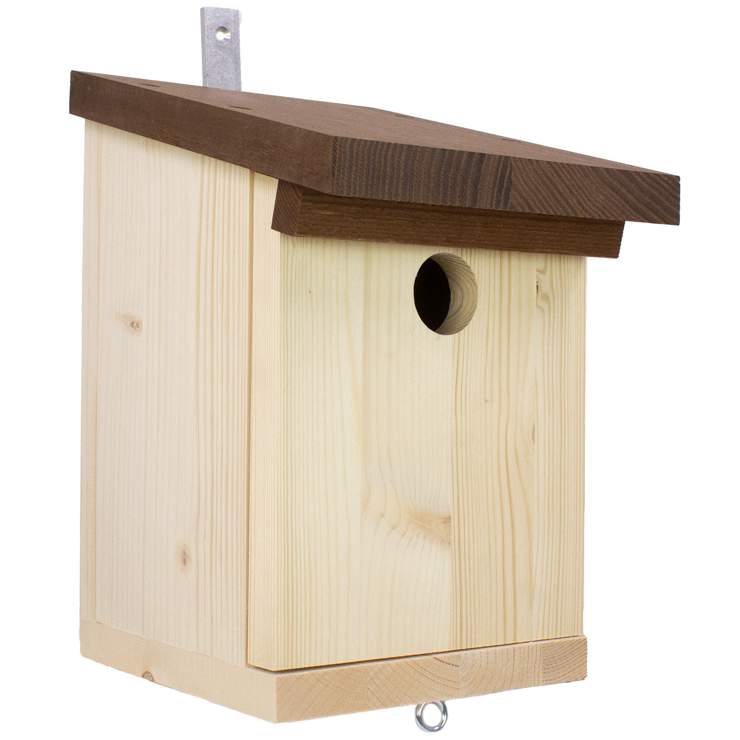 Nistkasten Kohlmeise mit Thermo-Holzdach 34 mm