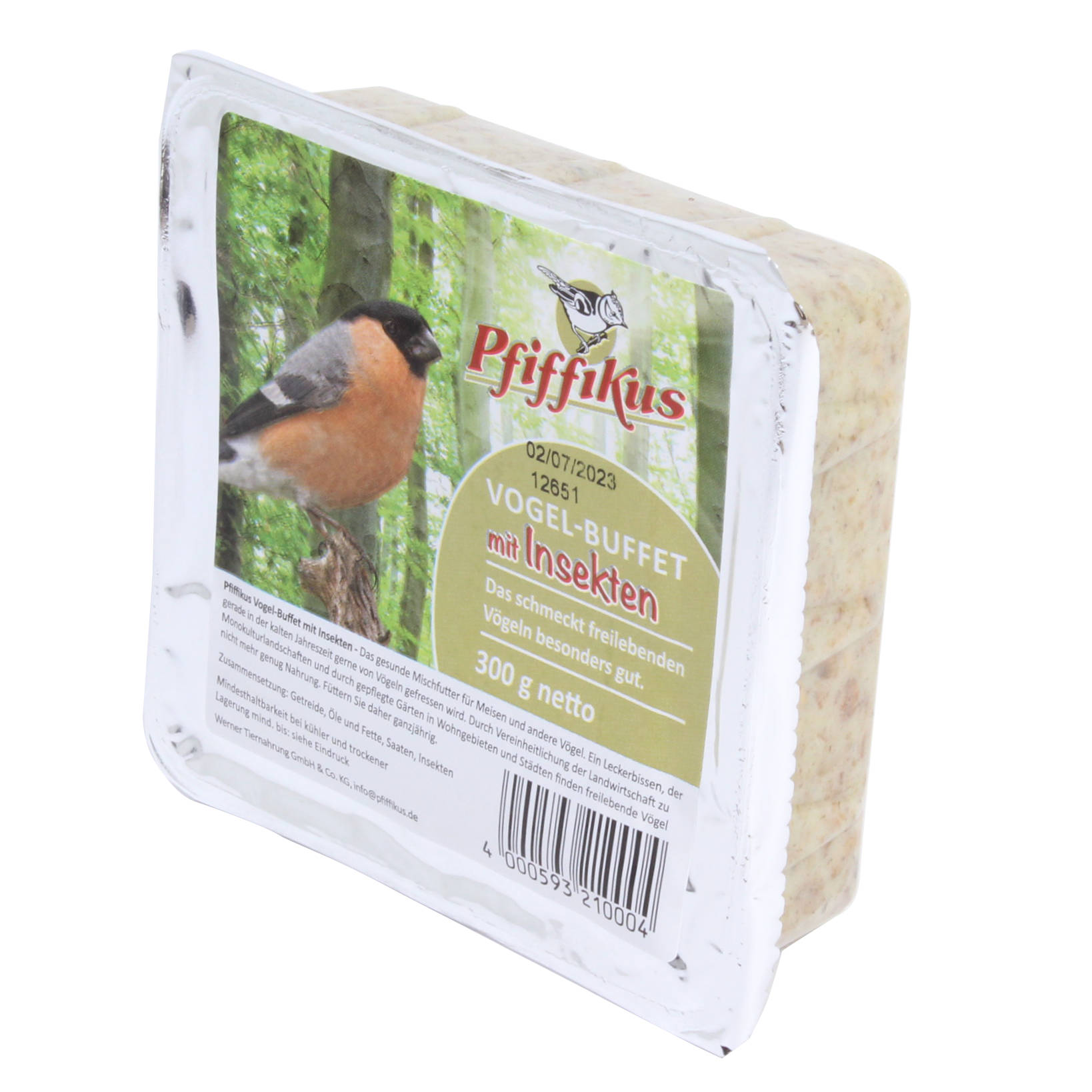 11 x Pfiffikus Vogel-Buffets je 300g Insekten-Energiekuchen SPARPAKET