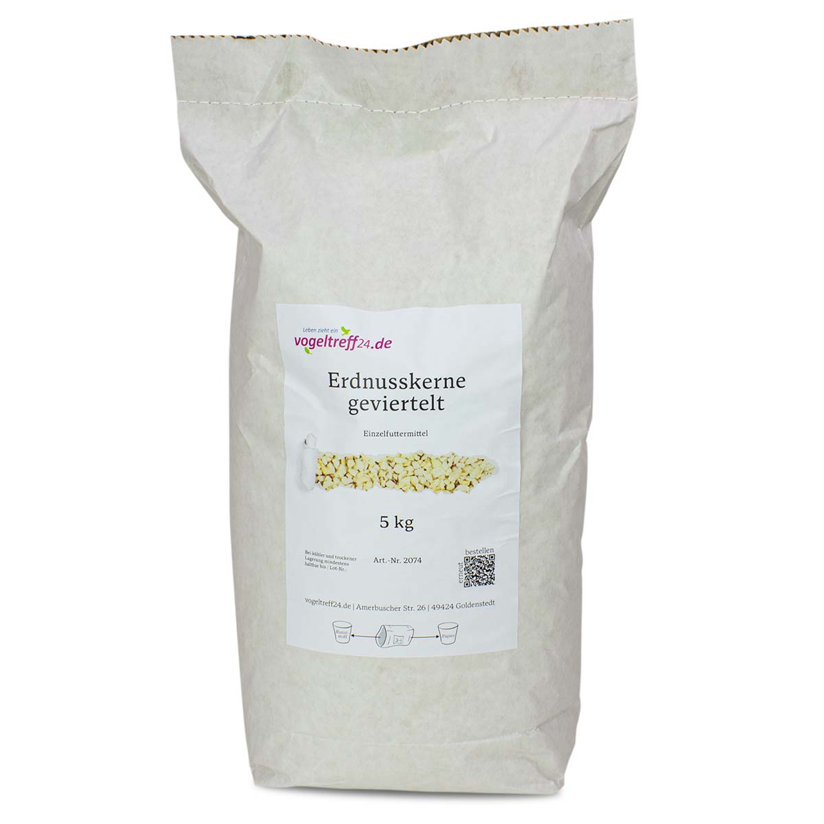 Erdnusskerne geviertelt 5 kg