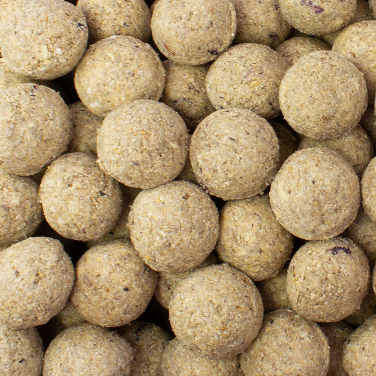 25 Meisenknödel mit Beeren und Insekten OHNE NETZ