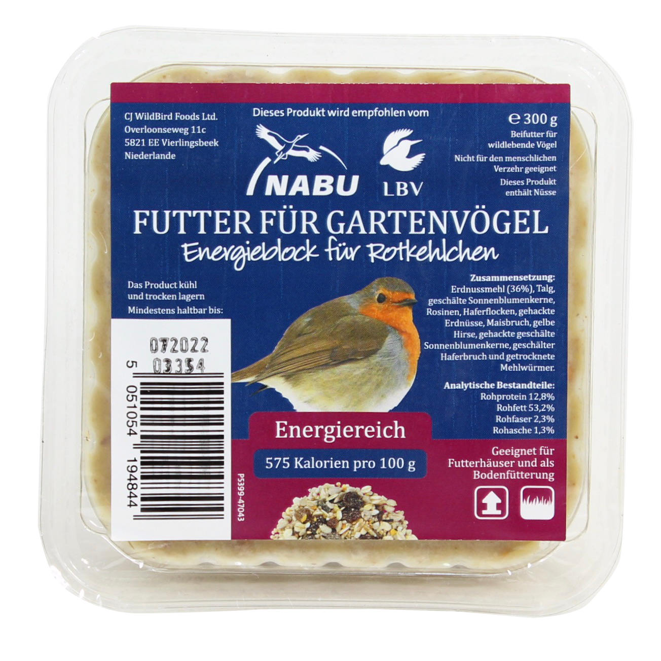 SPARPAKET-SET Energieblockhalter plus 6 Energieblöcke je 300g